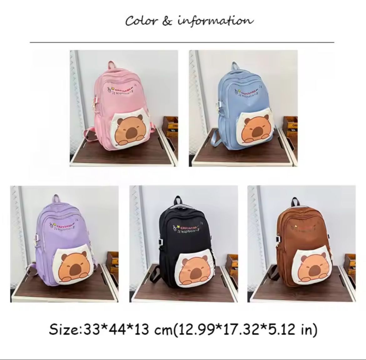 Miniatura 2 de MALETIN O MOCHILA CON DISEÑO DE OSO